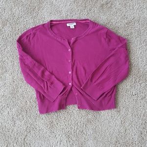 Old Navy cropped button up sweater